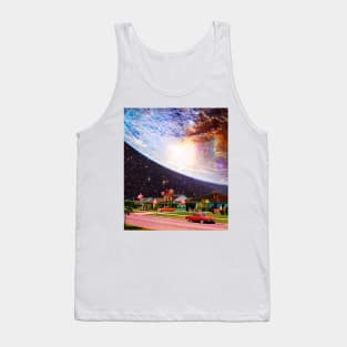 Weird Town collage art Tank Top